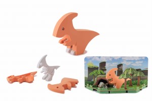 Magnetyczny Składany Parazaurolof Dinozaur HalfToys