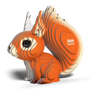 Wiewiórka Pospolita Eugy. Eko Układanka 3D 