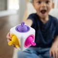 kostka tulg zabawa sensoryczna