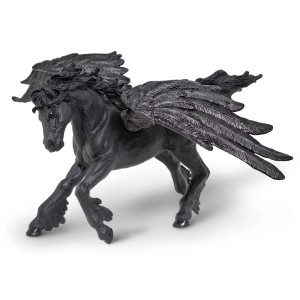 Pegaz Twilight. Czarny Koń ze Skrzydłami. Figurka Safari Ltd. 