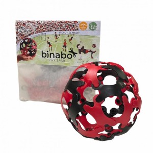  Binabo Klocki Czerwono-Czarne. 30 elementów