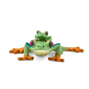 Żaba Czerwonooka Rzekotka Drzewna. Figurka Safari Ltd.    