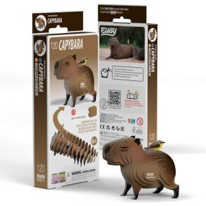 Kapibara Gryzoń Eugy. Eko Układanka 3D.       
