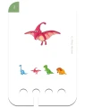 rozpoznawanie dinozaurów zadania dla dwulatka