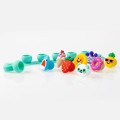 silikonowa biżuteria turkusowa od fat brain toy