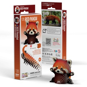 Czerwona Panda Eugy. Eko Układanka 3D.    