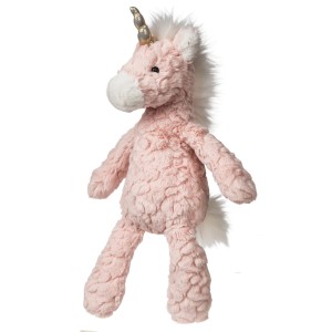 Pluszowy Pąsowy Jednorożec. Kolekcja Putty. 33 cm.