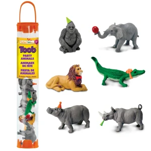 Imprezowe Zwierzęta. Zestaw Figurek w Tubie Safari Ltd