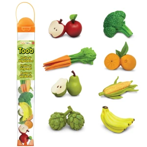 Owoce i Warzywa. Zestaw Figurek w Tubie Safari Ltd