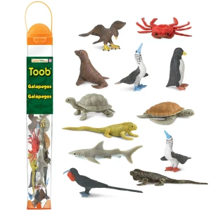 Zwierzęta z Wysp Galapagos. Zestaw Figurek w Tubie Safari Ltd 