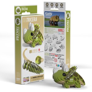  Dinozaur Tricera Eugy. Eko Układanka 3D