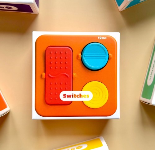 playTab przełączniki kostka sensoryczna